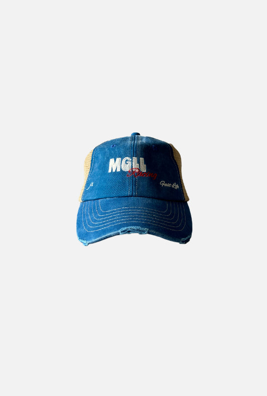FAST LIFE Vintage Unstructured Trucker Hat